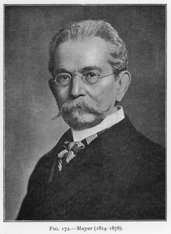 Julius Robert Mayer (1814-1878), portrett (s/hvitt-bilde) av European Photographer