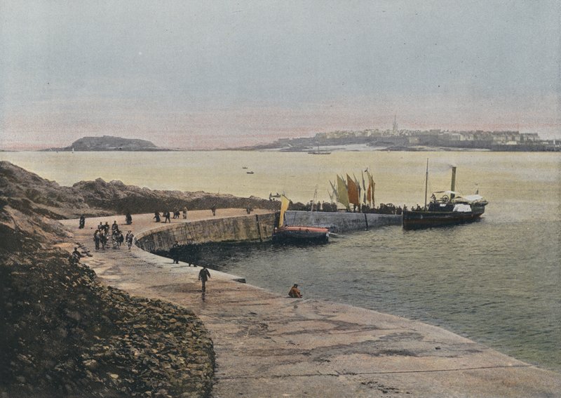 Saint-Malo-bukten, sett fra Dinard (farget bilde) av European Photographer