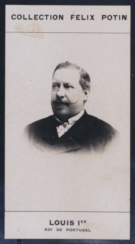 Louis I, konge av Portugal (1838–1889) (s/hvitt-bilde) av European Photographer
