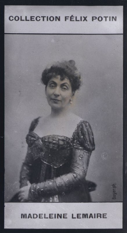 Madeleine Lemaire (1845) (s/hvitt-bilde) av European Photographer