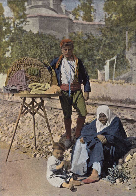 Omreisende kjøpmann i Konstantinopel av European Photographer