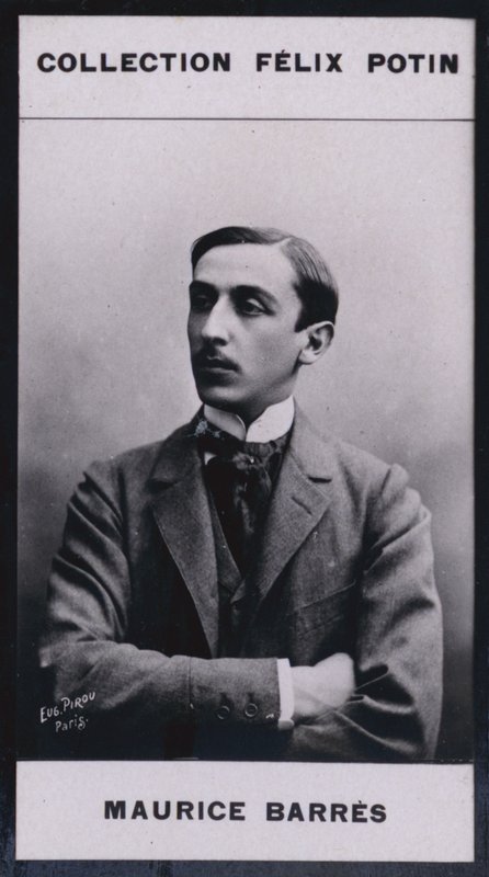Maurice Barres (1862) (s/hvitt-bilde) av European Photographer