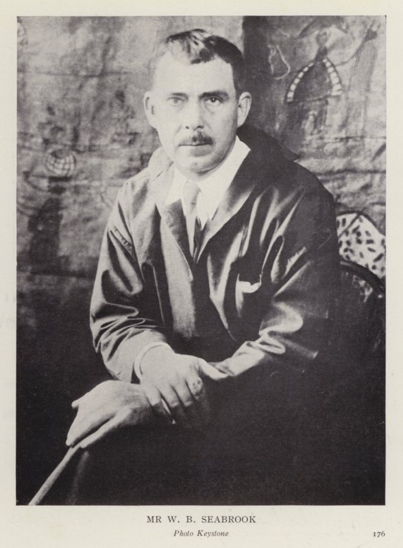 Mr W B Seabrook (s/hvitt bilde) av European Photographer