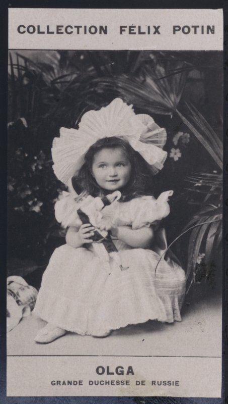 Olga, storhertuginne av Russland (1895) (s/hvitt-bilde) av European Photographer