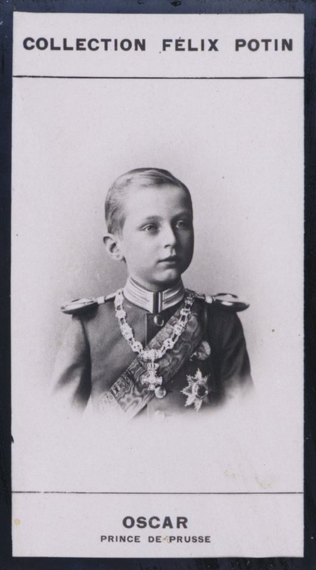 Oscar, prins av Preussen (1888) (s/hvitt-bilde) av European Photographer