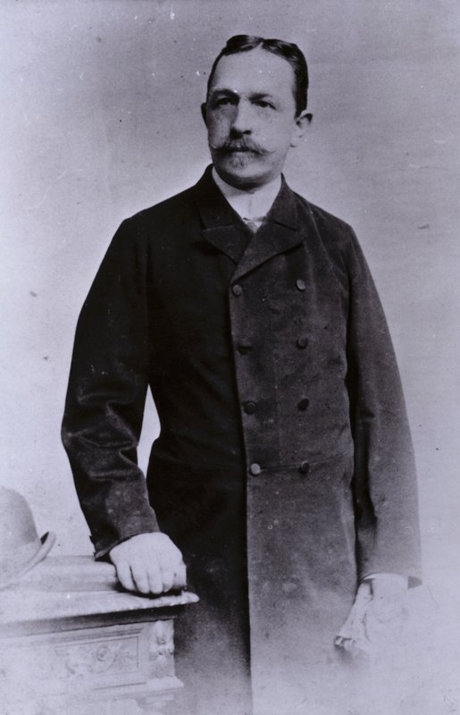 Oskar Lenz, tysk-østerriksk geolog og mineralog (s/hvitt bilde) av European Photographer