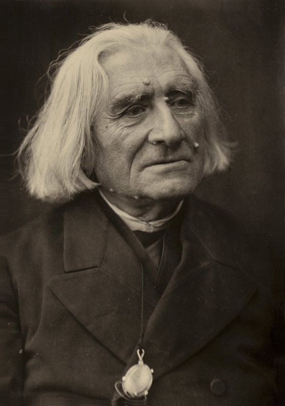 Portrett av Franz Liszt av European Photographer