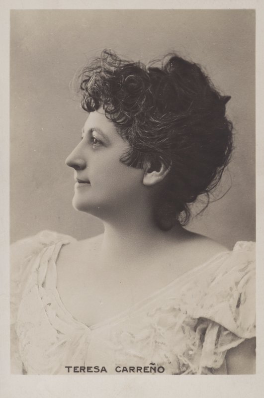 Teresa Carreno , venezuelansk pianist, sanger, komponist og dirigent av European Photographer