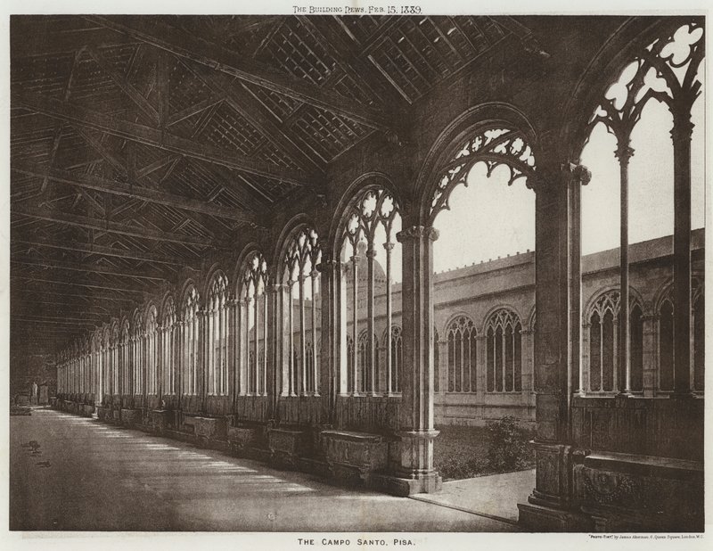 Campo Santo, Pisa (s/hvitt bilde) av European Photographer