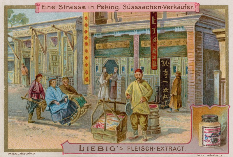 En gate i Peking av European School