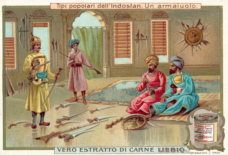 En børsemaker (chromolitho) av European School