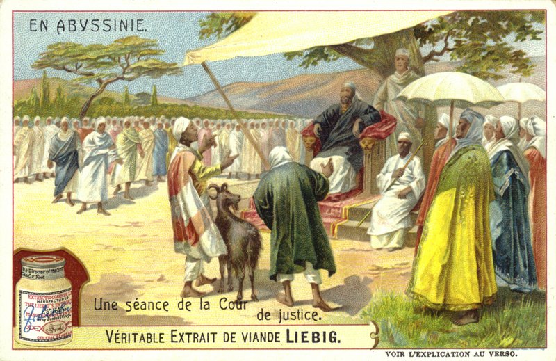 En sesjon i en domstol, Etiopia av European School