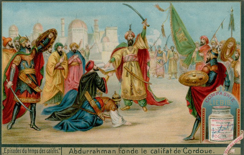 Abd-ar-Rahman III utroper kalifatet Cordoba av European School