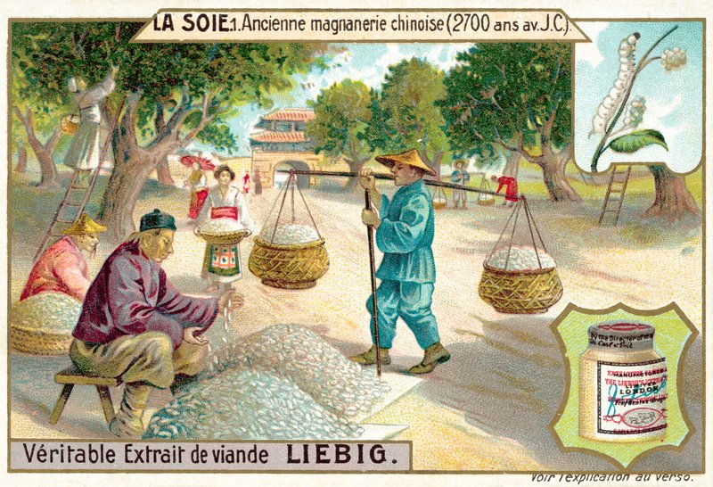 Gammelt kinesisk storhet, 2700 f.Kr. (chromolitho) av European School