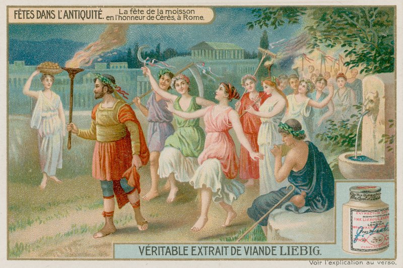 Ancient Roman Harvest Festival til ære for Ceres av European School