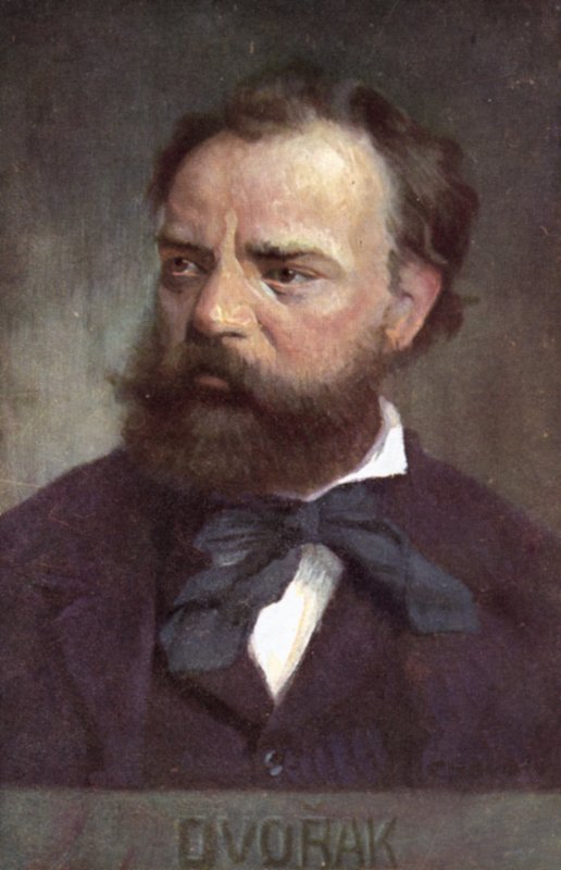 Antonín Dvorak, tsjekkisk komponist (fargelitografi) av European School