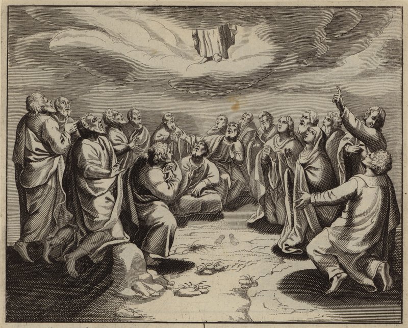 Jesu Kristi himmelfart (gravering) av European School