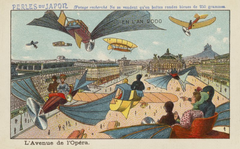 Avenue de lOpera, Paris, i år 2000 av European School
