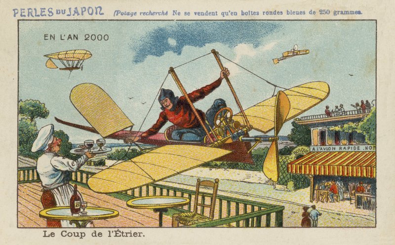 Aviator strekker seg etter en drink i år 2000 av European School