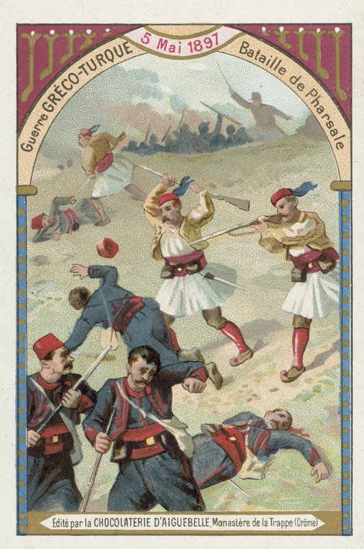 Slaget ved Farsala, gresk-tyrkisk krig, 5. mai 1897 av European School
