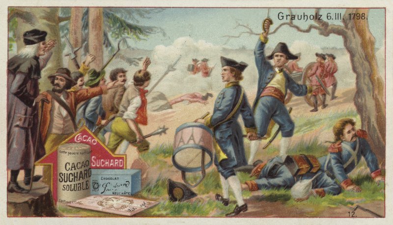 Slaget ved Grauholz, Sveits, 6. mars 1798 av European School