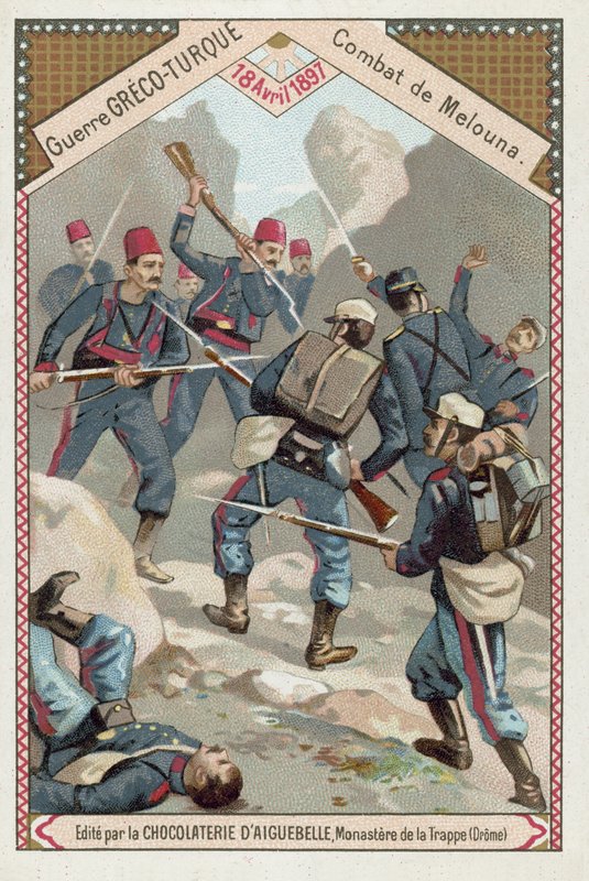 Slaget ved Melouna, gresk-tyrkisk krig, 18. april 1897 av European School