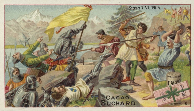 Slaget ved Stoss, Sveits, 7. juni 1405 av European School