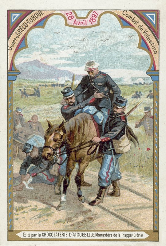 Slaget ved Velestino, gresk-tyrkisk krig, 28. april 1897 av European School