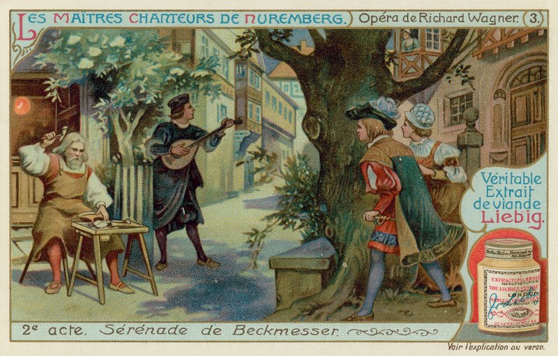 Beckmesser serenade Magdalena kledd som Eva av European School