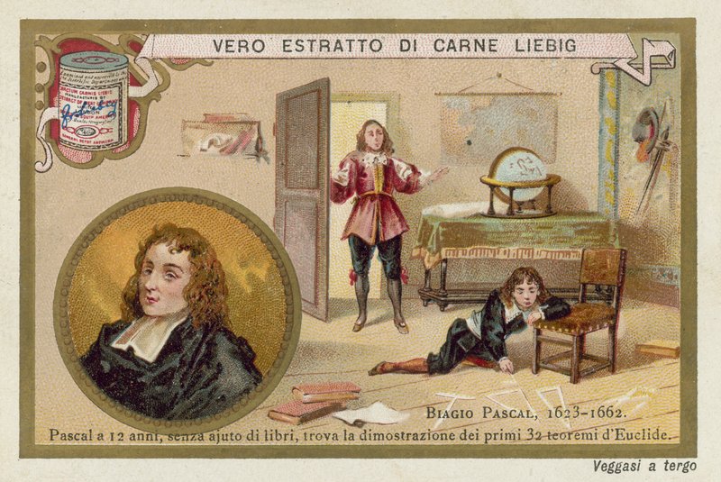 Blaise Pascal , fransk matematiker og fysiker av European School