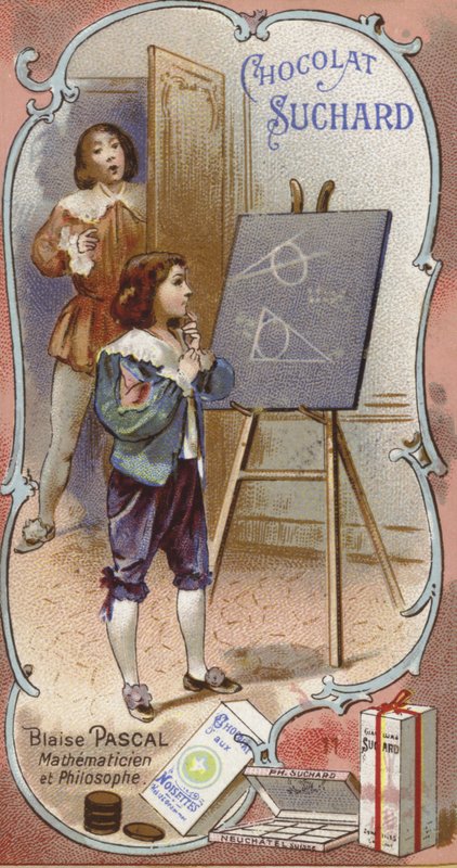Blaise Pascal, fransk fysiker og matematiker, som barn av European School