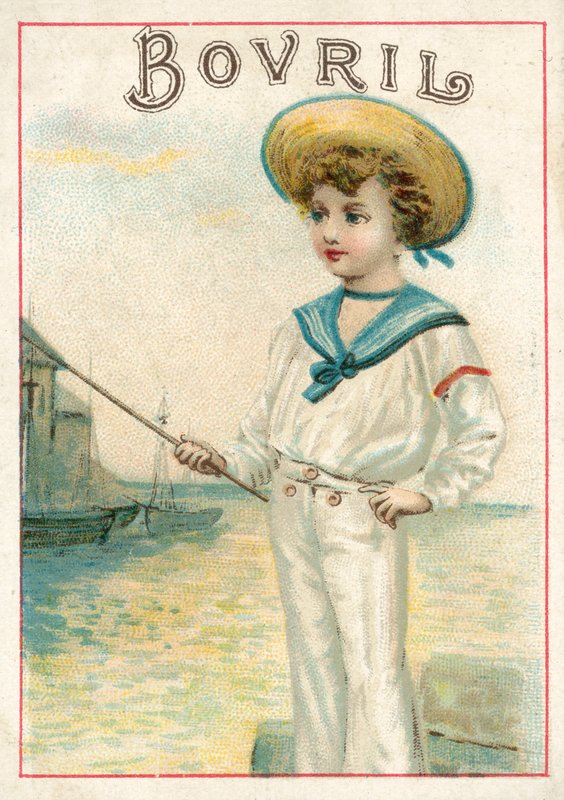 Gutt i sjømannsdress (chromolitho) av European School