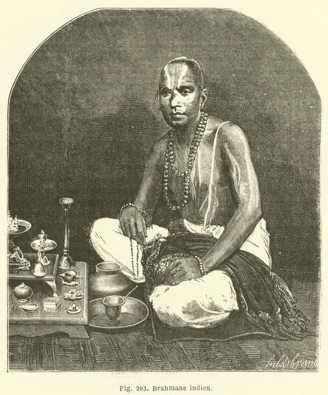 Brahmins india (gravering) av European School
