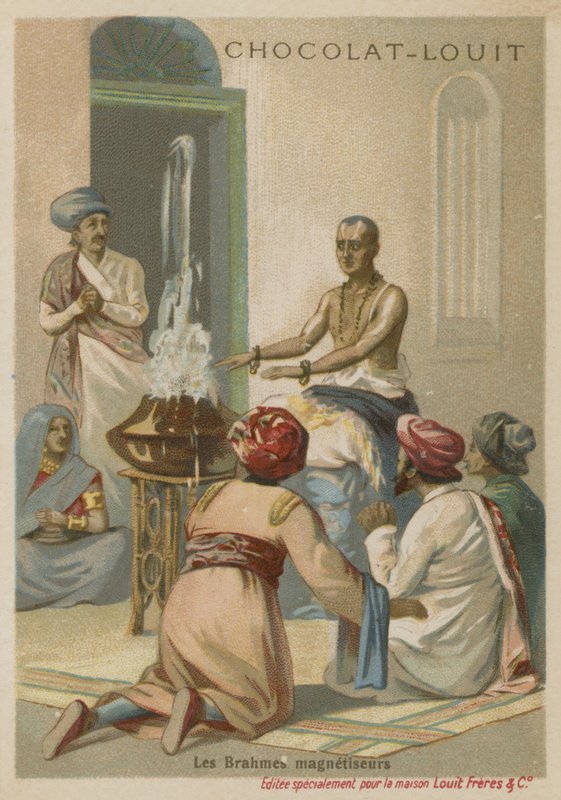 Brahmin som hever vann ved magnetisme, India av European School