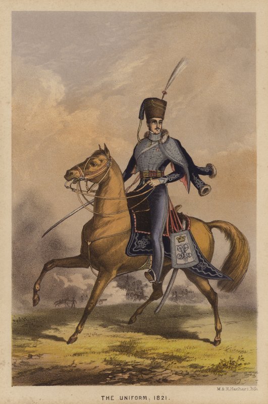 Britisk kavaleriuniform av European School