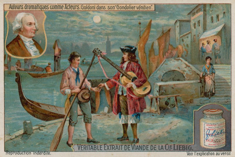 Carlo Goldoni i The Venetian Gondolier or the Lovers Scorn av European School