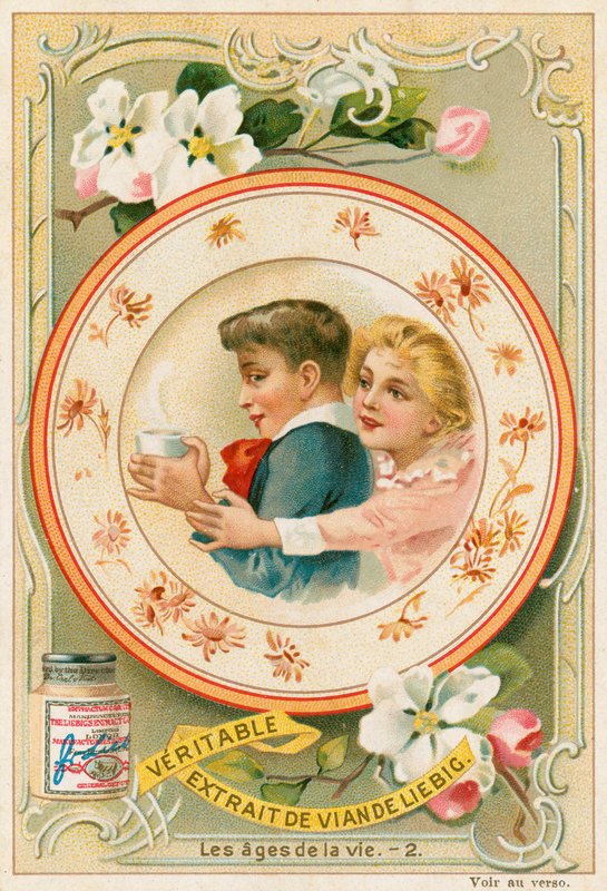 Barndom (kromolitho) av European School