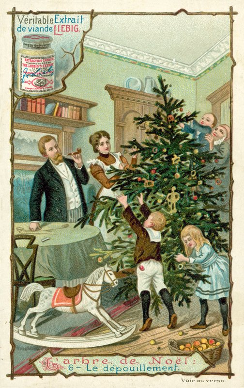 juletre (chromolitho) av European School