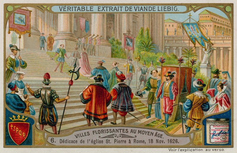 Innvielse av Peterskirken i Roma 1626 av European School