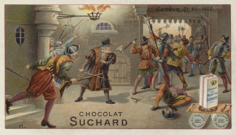 Nederlag av Savoyardenes angrep på Genève, 21. desember 1602 av European School
