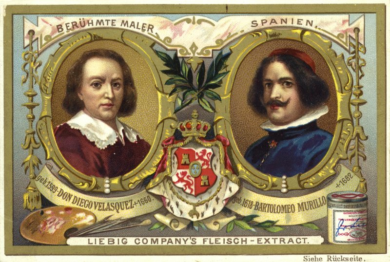 Diego Velasquez og Bartolome Murillo, spanske artister av European School