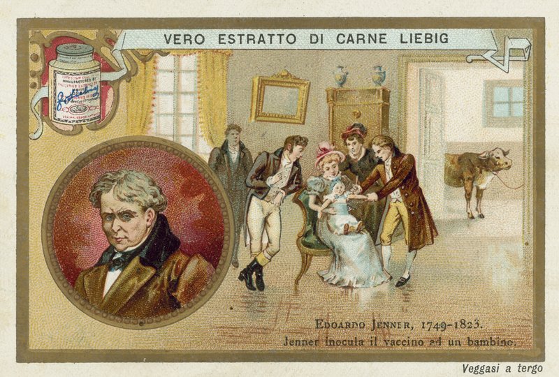 Edward Jenner, engelsk lege og vitenskapsmann som oppdaget en vaksine mot kopper av European School