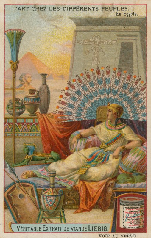 egyptisk kunst av European School