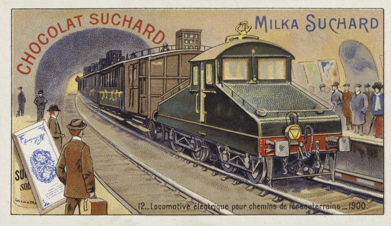 Elektrisk lokomotiv for underjordiske jernbaner, 1900 av European School