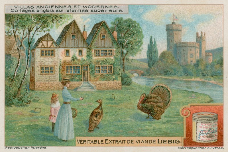 Engelske hytter på Upper Thames av European School