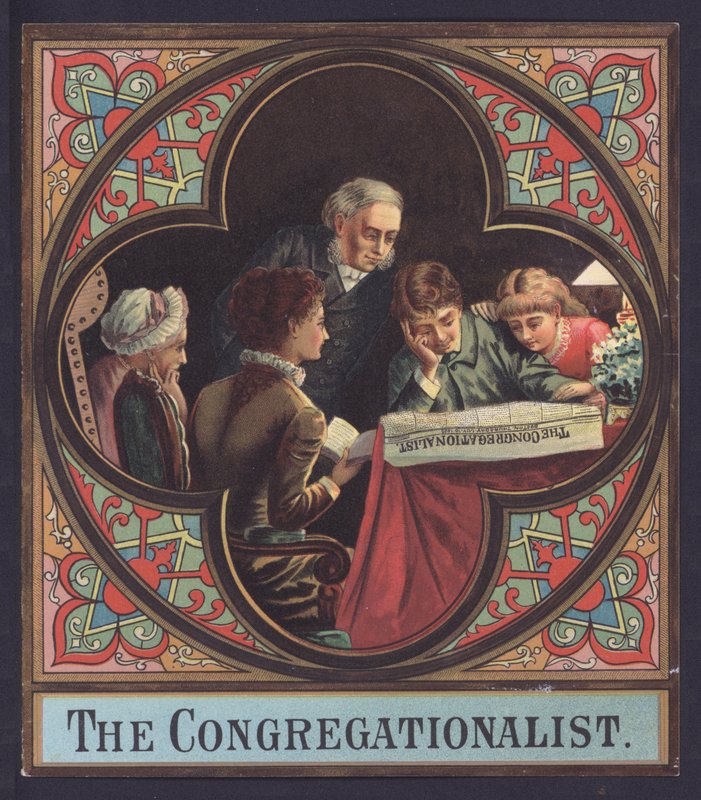 Family reading a copy of The Congregationalist (chromolitho)   1317555   no       norwegian Successfully Translated  Original: Sirens, Naiads, and Tritons Translat: Sirens, Naiads, and Tritons 1257202 no norwegian Successfully Translated Original: The Flag av European School