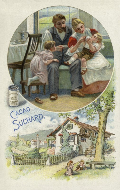 Mate et lite barn Suchard kakao av European School