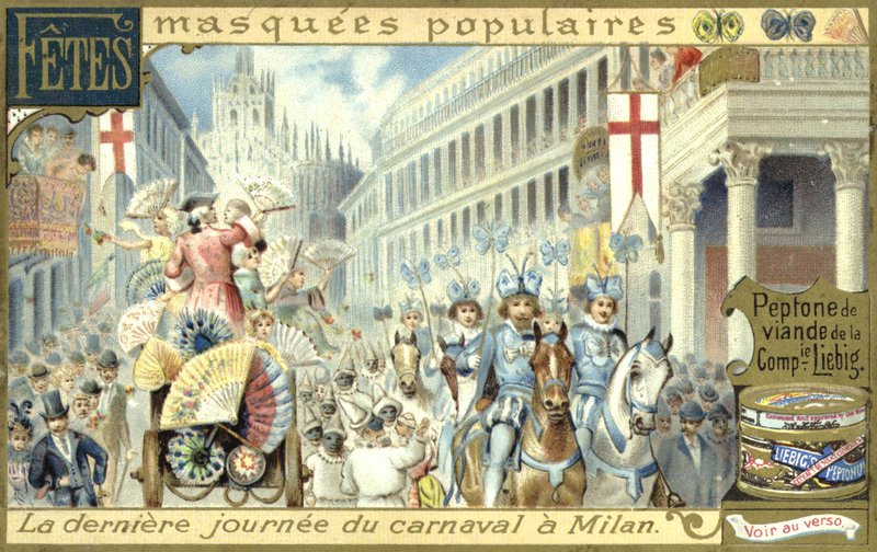 Siste dag med karneval i Milano av European School