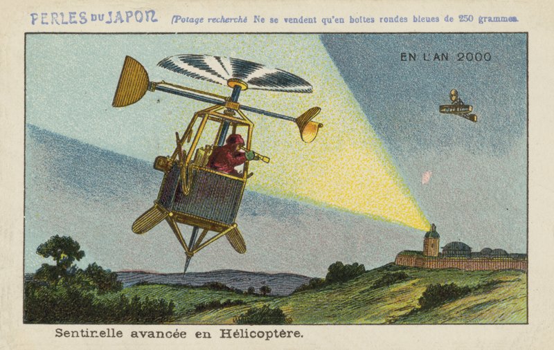 Forovervakt i helikopter i år 2000 av European School