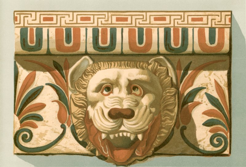Fragmenter av terrakotta funnet ved Metapontim i 1828 av European School